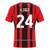 Camiseta de fútbol AC Milan Simon Kjaer 24 Primera Equipación 2021/22 - Hombre